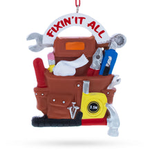 Load image into Gallery viewer, Fixin’ It All Tool Bag Handyman Resin Christmas Ornament