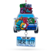 Load image into Gallery viewer, Are We There Yet Family Vacation Road Trip Resin Christmas Ornament