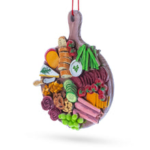 Load image into Gallery viewer, Gourmet Charcuterie Platter Resin Christmas Ornament