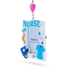 Load image into Gallery viewer, Nurse Photo Frame Resin Christmas Ornament