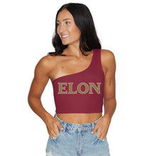 Load image into Gallery viewer, Elon Maroon One Shoulder Top