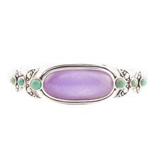 Load image into Gallery viewer, Emile Purple Quartz Sterling Silver Cuff Bracelet