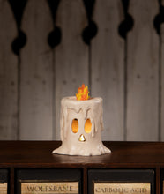 Load image into Gallery viewer, Small Flam'in Candle Luminary | Halloween Decor | Bethany Lowe