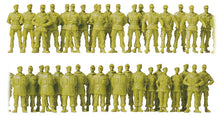 Load image into Gallery viewer, Preiser 16543 HO Scale Unpainted Figures -- Soldiers Walking &amp; Standing pkg(39)