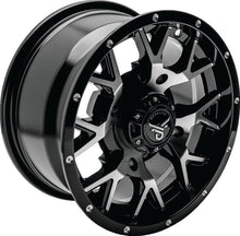 Load image into Gallery viewer, QuadBoss, QuadBoss Barbwire 14x7 Aluminum Wheel with 5+2 Offset for Powersports Vehicles (Part #608573)