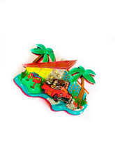 Load image into Gallery viewer, Mid Century Palm Springs House Brooch by Rosie Rose Parker