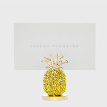Load image into Gallery viewer, Pineapple placecard holders, yellow, set of two