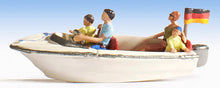 Load image into Gallery viewer, Noch 16820 HO Scale Motorboat with 4 Figures