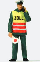 Load image into Gallery viewer, Preiser 28100 HO Scale Individual Figure -- Customs Officer Wearing Safety Vest