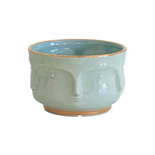 Load image into Gallery viewer, Face Vase with 22K Gold Accent
