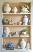 Load image into Gallery viewer, Layered Leaves Pumpkin Jars with 22K Gold Accents in Blush