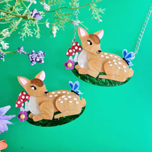 Load image into Gallery viewer, Fallow Deer Fawn Brooch by Cherryloco