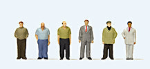 Load image into Gallery viewer, Preiser 79223 N Scale Standing Men -- pkg(6)