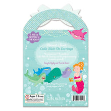 Load image into Gallery viewer, "Mermaids &amp; Friends" Stick-On Earrings