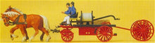 Load image into Gallery viewer, Preiser 30425 HO Scale Emergency - Horse-Drawn Fire Equipment -- Hand Pumper