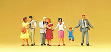 Load image into Gallery viewer, Preiser 10514 HO Scale Pedestrians -- Walking Couples pkg(7)
