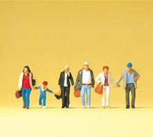Load image into Gallery viewer, Preiser 79192 N Scale Pedestrians -- Walking Travellers #3 pkg(6)