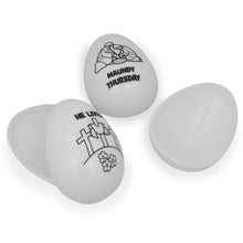 Load image into Gallery viewer, Set of 12 Color Your Own Religious Plastic Easter Eggs 2.25 Inches