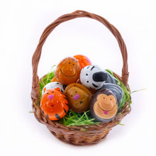 Load image into Gallery viewer, Set of 12 Animals Plastic Easter Eggs- Tiger, Zebra, Monkey