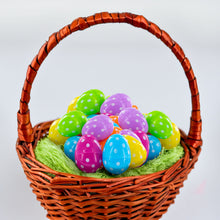 Load image into Gallery viewer, Set of 24 Polka Dot Plastic Easter Eggs