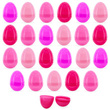 Load image into Gallery viewer, Set of 24 Pink Plastic Easter Eggs