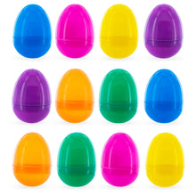 Load image into Gallery viewer, 12 Bright Multicolored Plastic Eggs 2.25 Inches