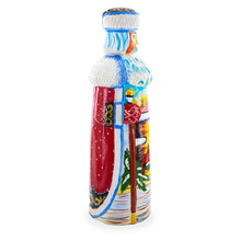 Load image into Gallery viewer, Hand Carved Ukrainian Santa with Cardinals Figurine 7.25 Inches