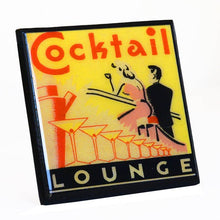 Load image into Gallery viewer, Classic Cocktail Lounge Drink Coaster Set