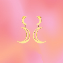 Load image into Gallery viewer, Over The Moon For You-Titanium Earrings