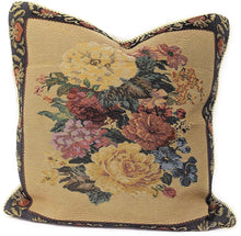 Load image into Gallery viewer, Tache 18 x 18 Inch Colorful Country Rustic Floral Morning Awakening Tapestry Throw Pillow Cover (3089B)