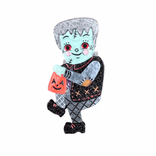 Load image into Gallery viewer, Frankenstomp Brooch by Johanna Parker x Lipstick &amp; Chrome