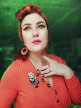 Load image into Gallery viewer, Frankenstomp Brooch by Johanna Parker x Lipstick &amp; Chrome