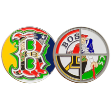 Load image into Gallery viewer, GL10-004 Boston Police Massachusetts State Trooper Sports Challenge Coin