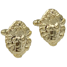 Load image into Gallery viewer, PBX-004-A Law Enforcement Officers Memorial National Police Memorial Lion Cufflinks PBA FOP FLEOA