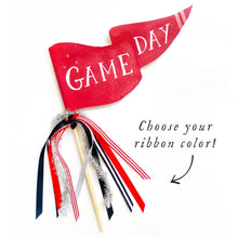 Load image into Gallery viewer, Red Game Day Party Pennant
