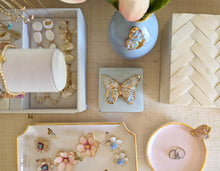 Load image into Gallery viewer, Gilded Butterflies Trays with 22K Gold Accent