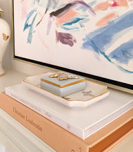 Load image into Gallery viewer, Gilded Butterflies Trays with 22K Gold Accent