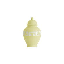 Load image into Gallery viewer, Lemon Sorbet Yellow Greek Key Ginger Jars