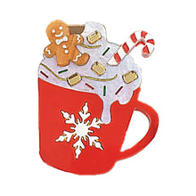 Load image into Gallery viewer, Gingerbread Latte Brooch by Cherryloco