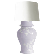 Load image into Gallery viewer, Chinoiserie Dreams Ginger Jar Lamp in Light Lavender