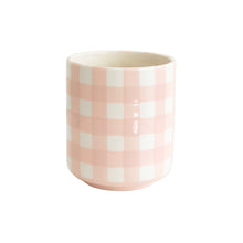 Load image into Gallery viewer, Gingham Vase