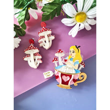 Load image into Gallery viewer, Girl in a Teacup Brooch by Cherryloco