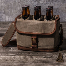 Load image into Gallery viewer, Beer Caddy Cooler Tote with Opener