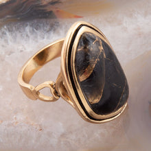 Load image into Gallery viewer, Gold Infused Matrix Ring