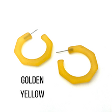Load image into Gallery viewer, Kay Octagon Hoop Earrings
