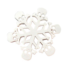 Load image into Gallery viewer, Gothic Snowflake Pin by Cherryloco
