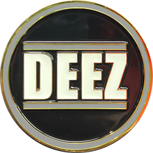 Load image into Gallery viewer, GL2-004 Deez Nuts challenge coin with 3D nuts Correctional Officer CO Corrections Funny Gag Gift Thin Gray Line