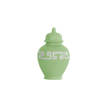 Load image into Gallery viewer, Cabbage Patch Green Greek Key Ginger Jars