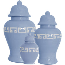 Load image into Gallery viewer, French Blue Greek Key Ginger Jars