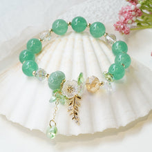 Load image into Gallery viewer, Green Jade Bloom Of Luck &amp; Wealth Bracelet